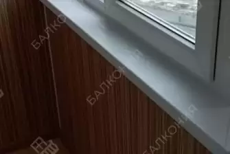 Отделка балкона сапожок с утеплением