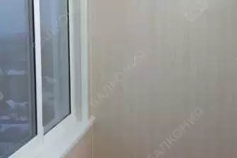 Отделка балкона с утеплением в доме серии п-111м