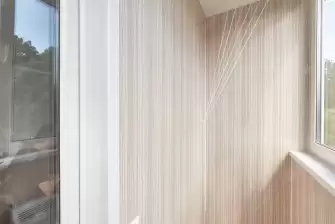 Отделка балкона МДФ с утеплением и остеклением