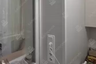 Остекление балкона с отделкой