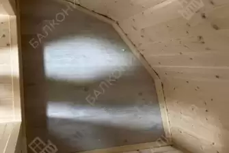 Отделка и утепление эркерного балкона